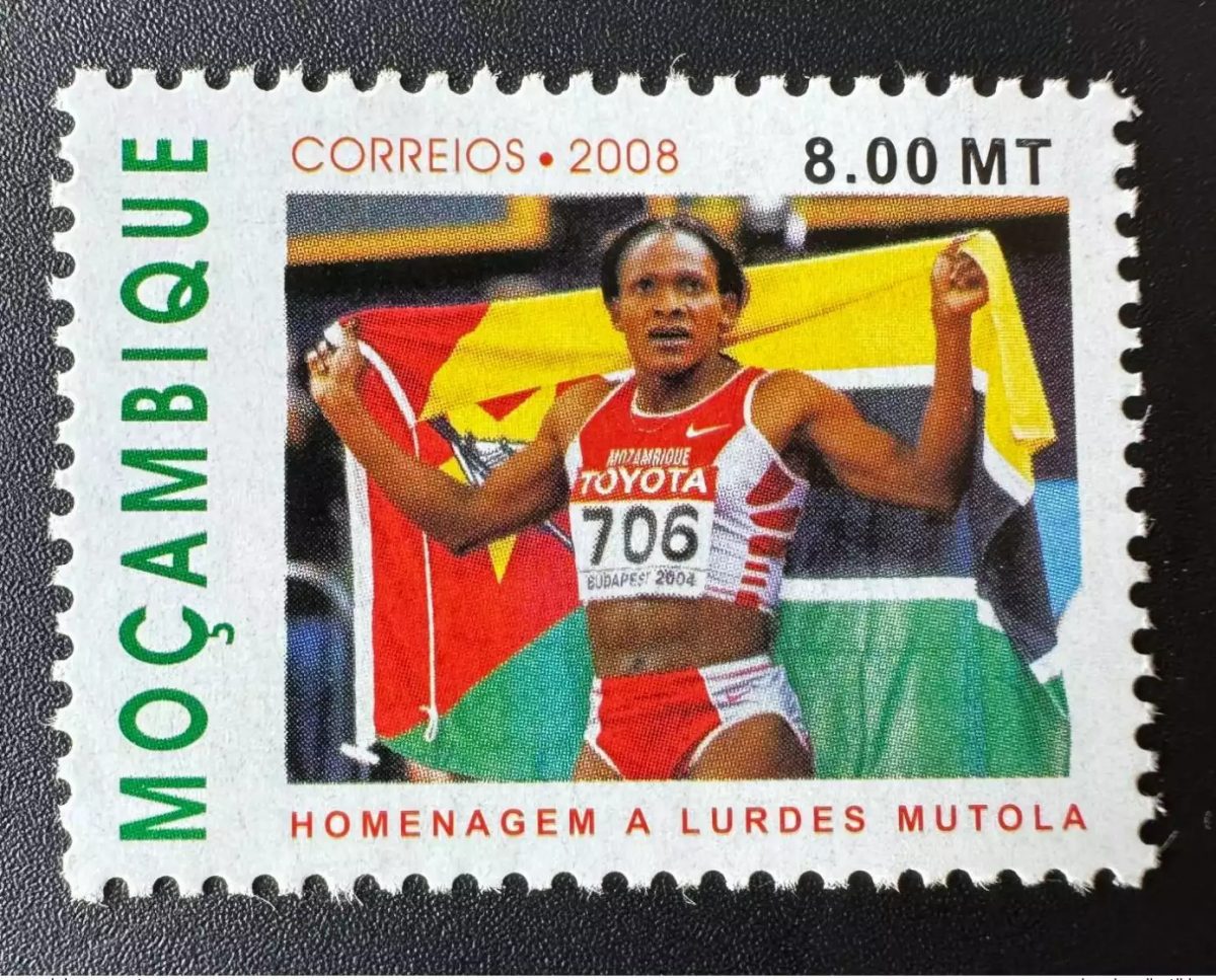 Mozambique 2008/2009 Mi 3082 Homenagem a Lurdes Mutola Olympic Games