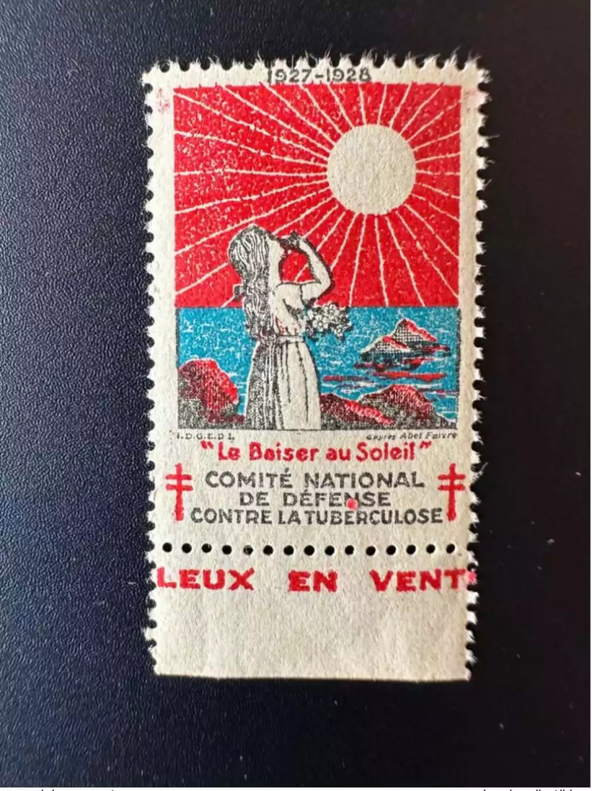 Frankreich 1927/1928 Antituberkulose Der Sonnenkuss