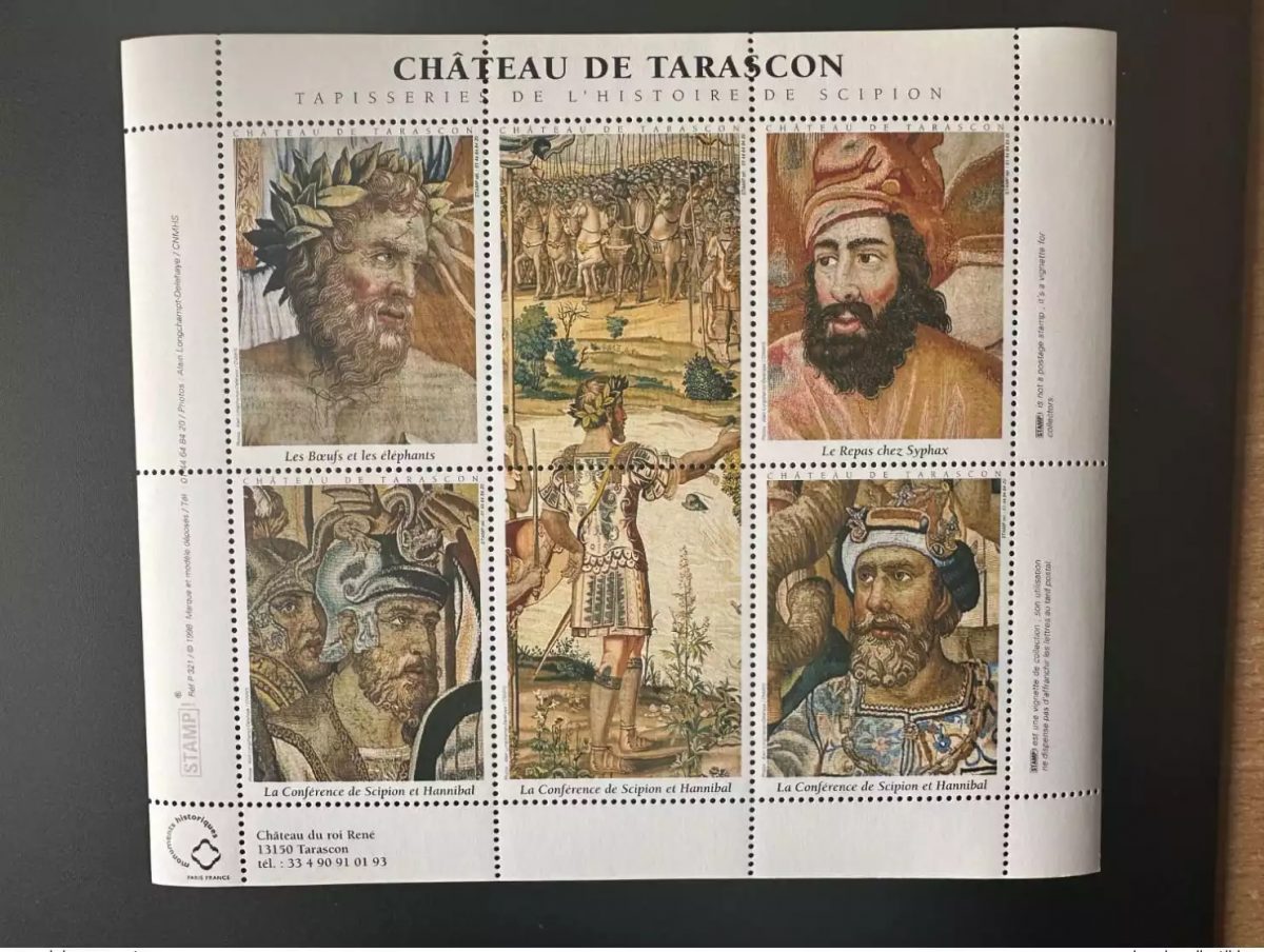 France - Vignette ITVF Stamp! Château de Tarascon Tapisserie Histoire de Scipion