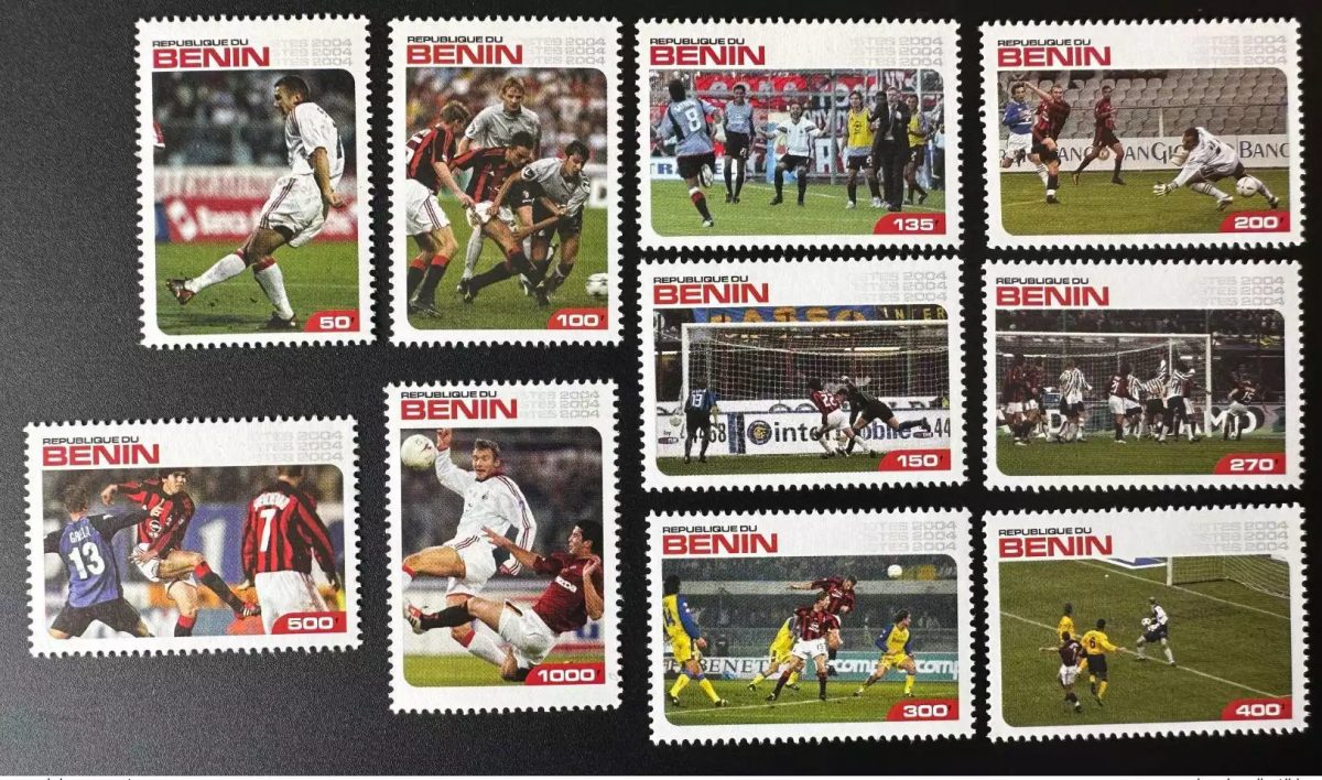 Benin 2004 Mi. ? Football Fußball Soccer MNH 10 val.