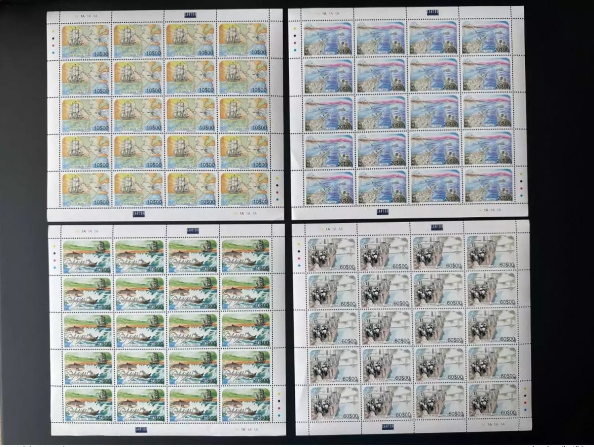 Cabo Verde 2006 - Mi. 886 889 Big sheets Ciclo Baleia Baleine Bateau Voilier