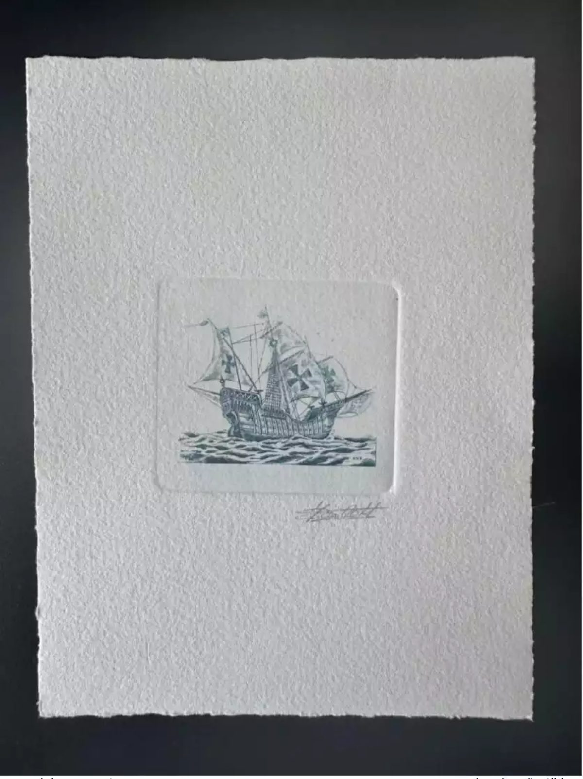 Belgique 1992 COB 2455 Epreuve d'artiste FDC Colomb Caravelle Europa CEPT