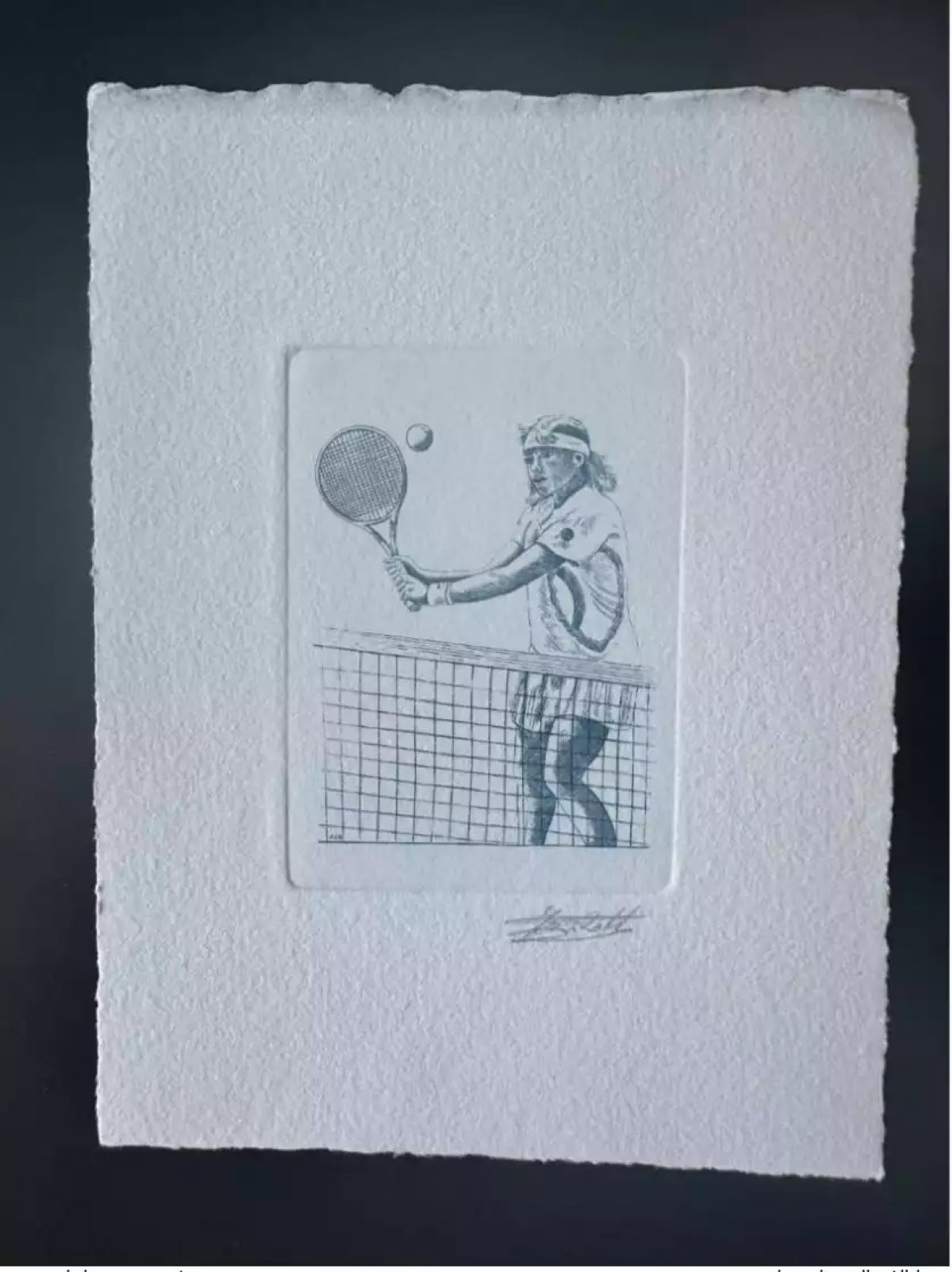 Belgique 1992 COB 2441 Epreuve d'artiste FDC Jeux Olympiques Barcelona Tennis