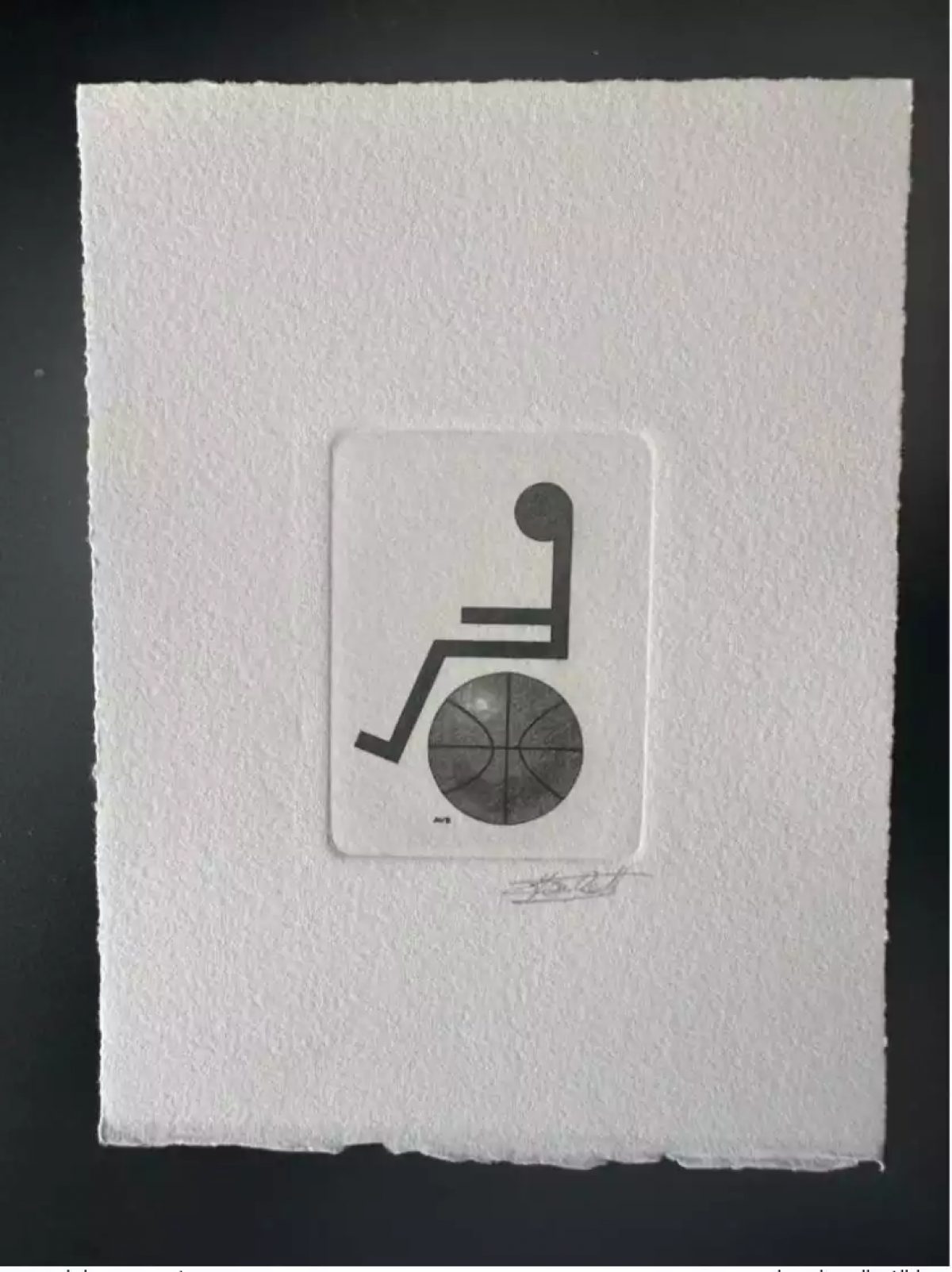 Belgique 1990 COB 2363 Epreuve artiste FDC Basketball chaise roulante handisport