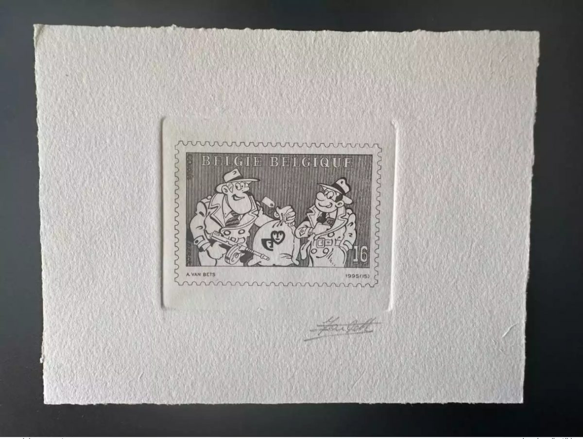 Belgien 1995 COB 2619 Künstlerprobe FDC BD Dupuis Sammy Comic