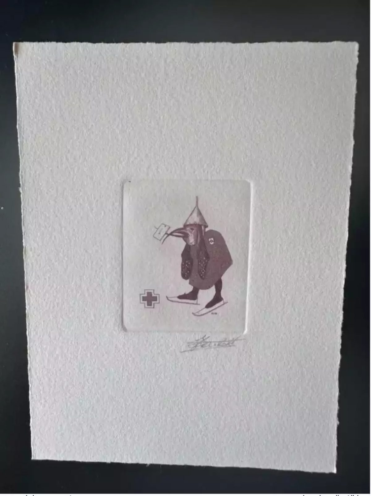 Belgique 1991 COB 2398 Epreuve d'artiste 1er jour FDC Croix Rouge Saint-Antoine