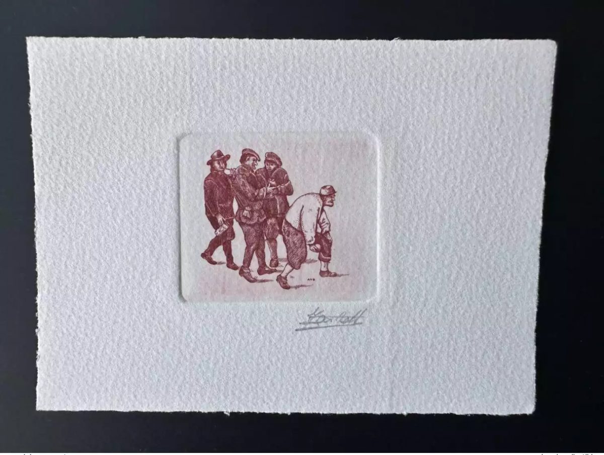 Belgique 1990 COB 2395 Epreuve d'artiste 1er jour FDC David Teniers II Le Jeune