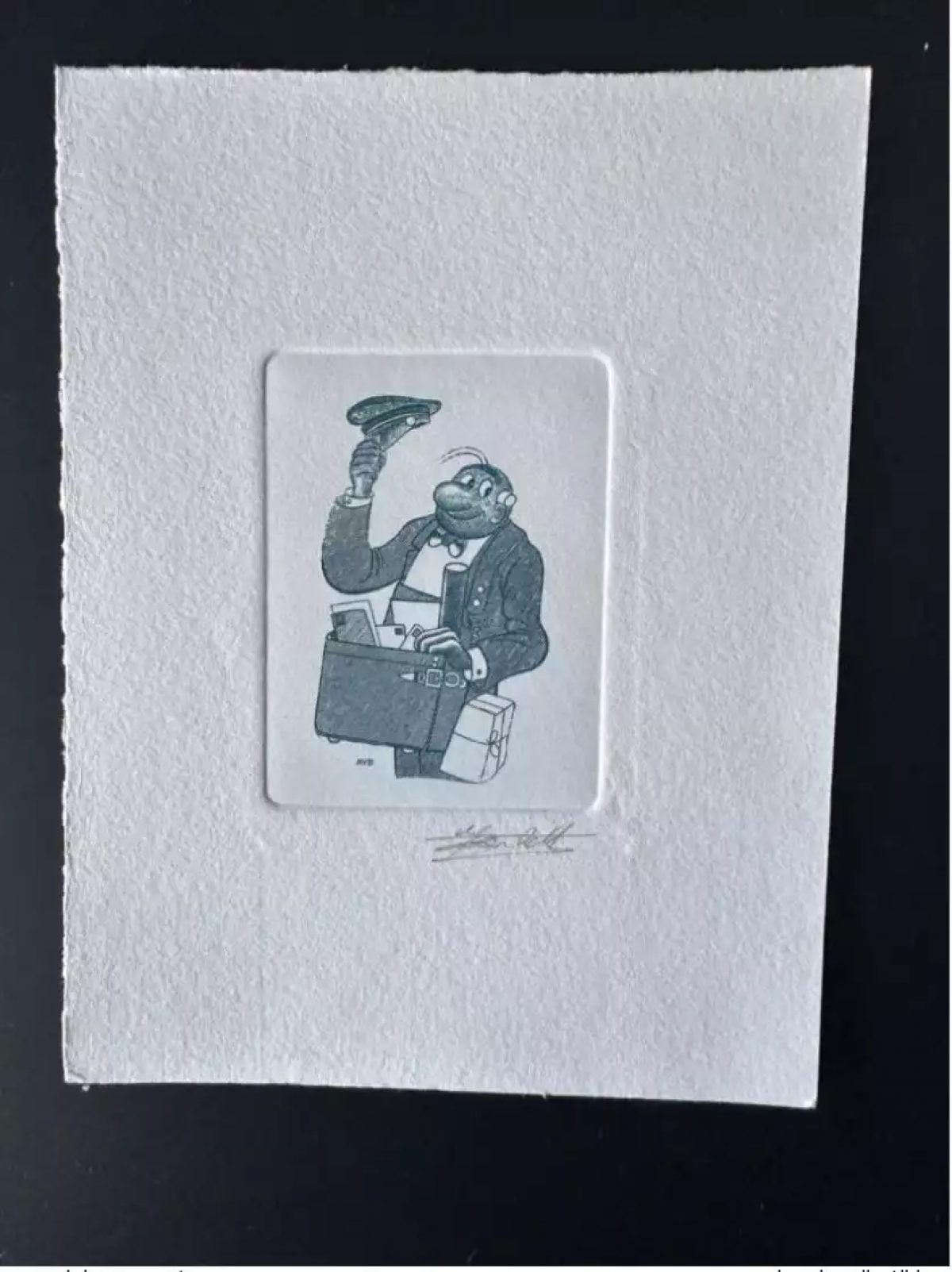 Belgien 1989 COB 2339 Künstlerprobe Ersttag FDC BD Marc Sleen Néron blau