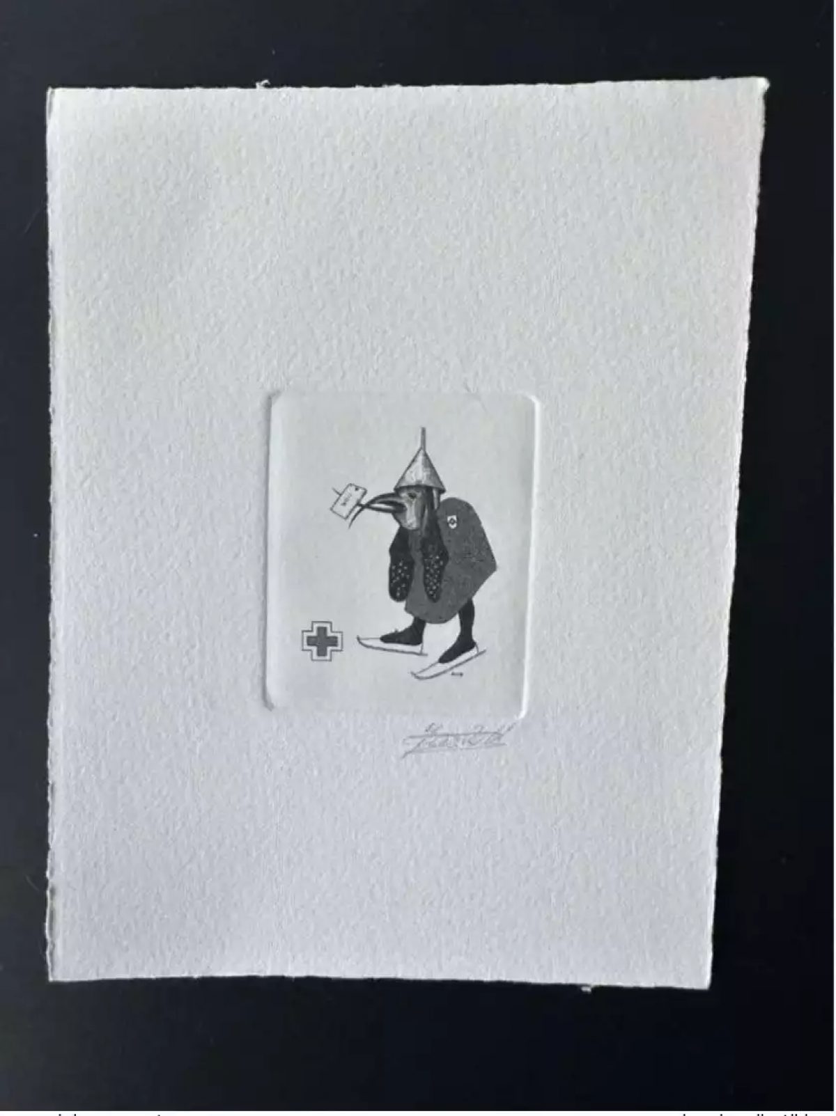 Belgique 1991 COB 2398 Epreuve d'artiste  1er jour FDC Croix Rouge Saint-Antoine