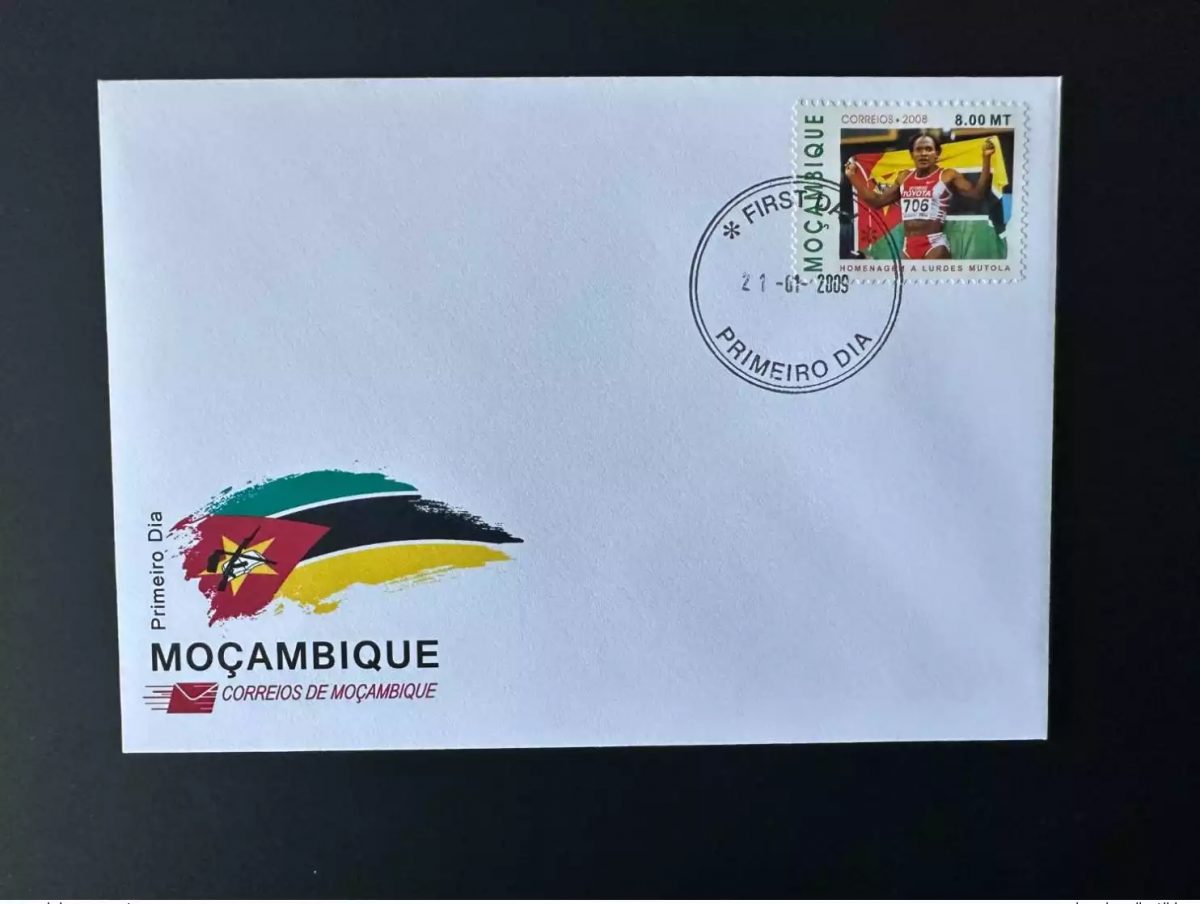 Moçambique 2008/2009 FDC Mi. 3082 Homenagem a Lurdes Mutola Olympic Games
