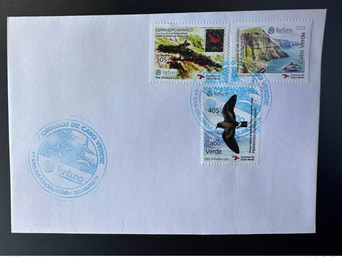 Cabo Verde 2023 Mi. ? FDC Parque Natural Bafa Inferno Monte Angra Pássaro