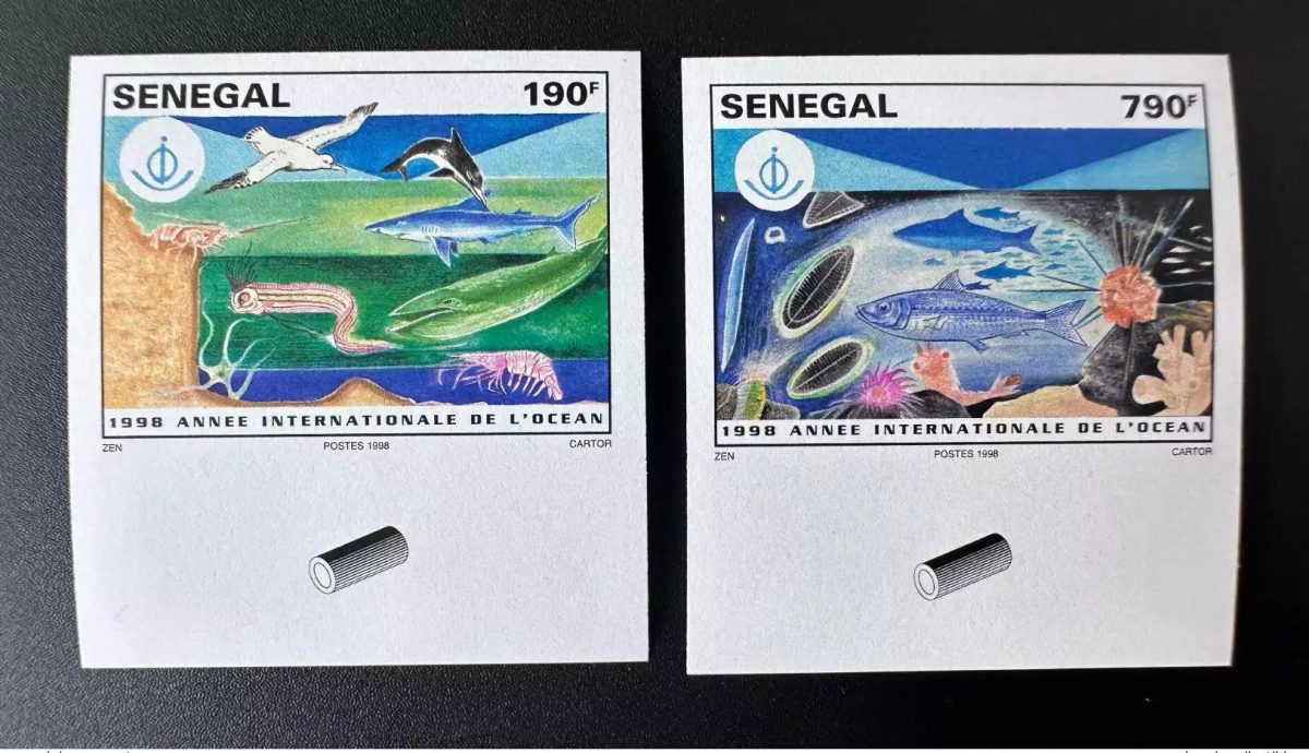 Sénégal 1998 Mi. 1582 - 1583 ND Année internationale océan