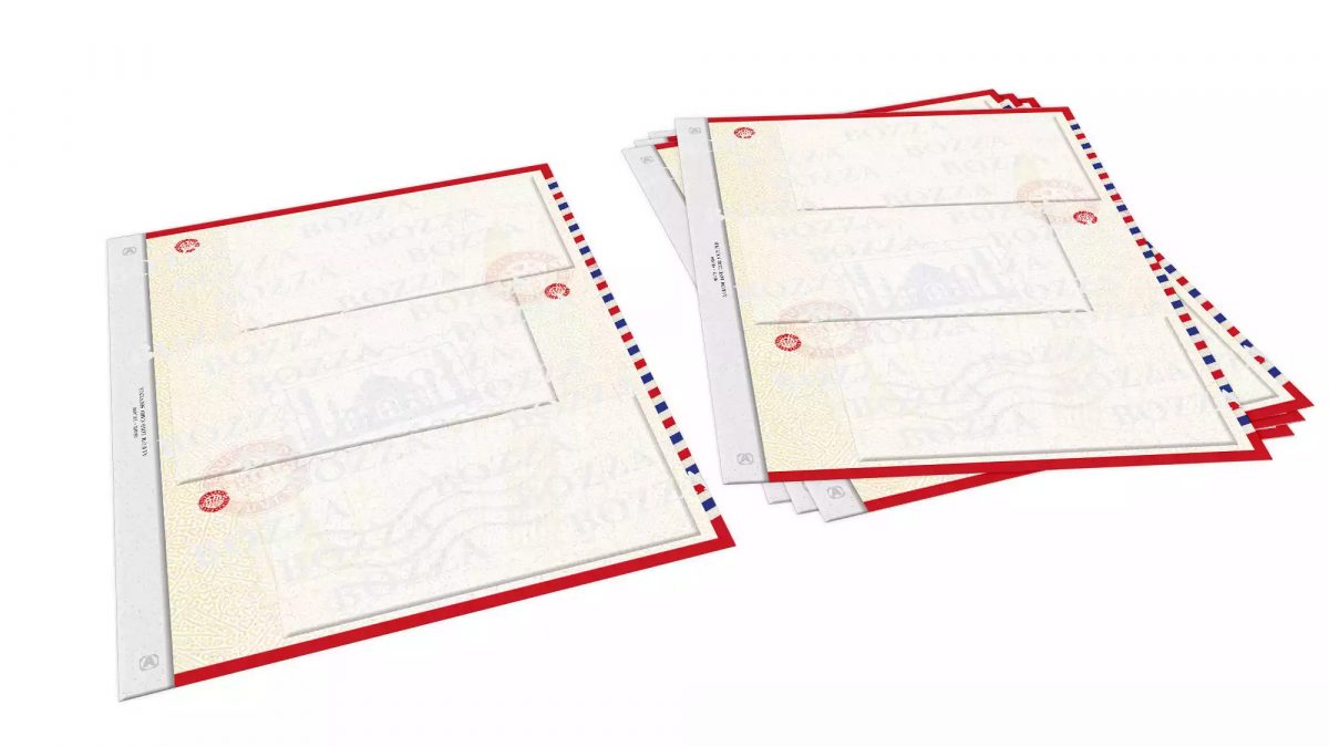6x ABAFIL Pack of 5 neutral sheets for Love Card