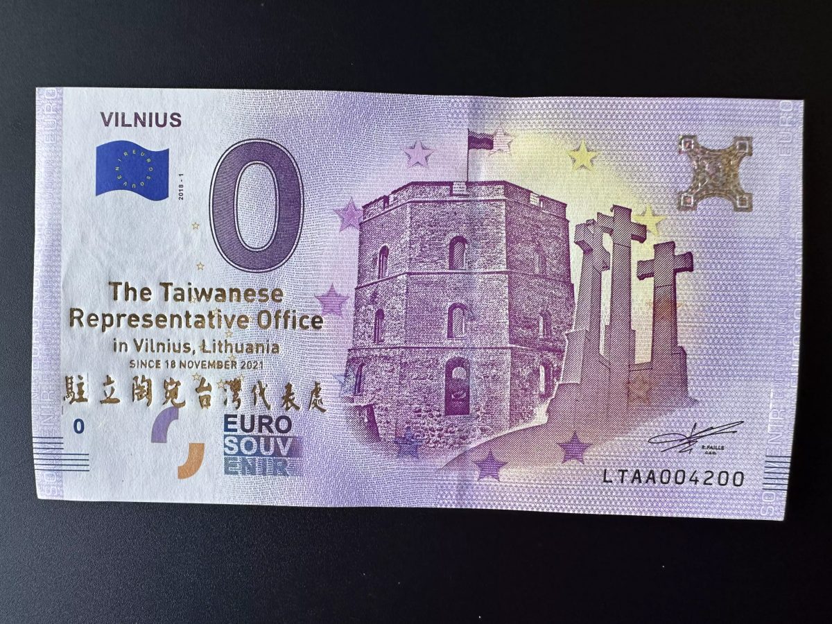 Vilnius Gold Taiwanese Representative Office 18 November 2021