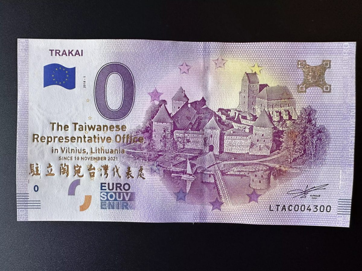 Trakai Gold Taiwanese Representative Office 18 November 2021