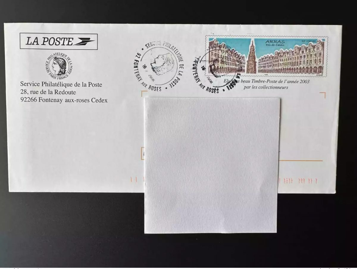 PAP France 2005 Arras Pas-de-Calais Plus beau Timbre Phil@poste Interne 2