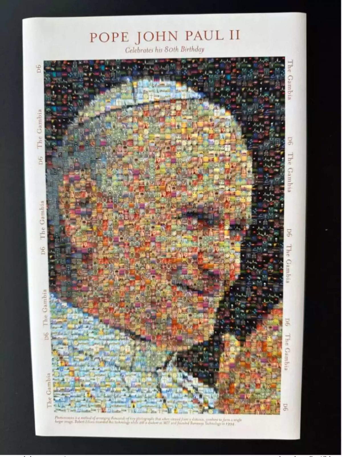 Gambie 2000 Mi. 3842 - 3849 ND IMPERF M/S Kleinbogen Pape Jean-Paul II