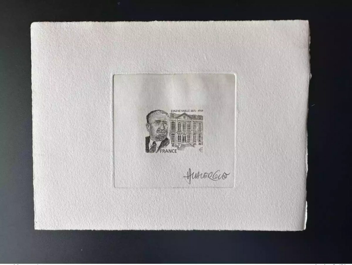 France 2009 YT 4391 Epreuve d'artiste ETAT Eugène Vaillé Musée Postal Museum