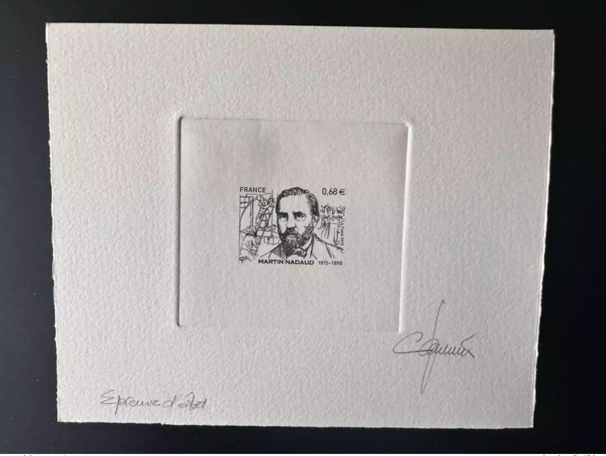 France 2015 YT 4968 Epreuve d'artiste ETAT Proof Nadaud franc-maçons masonic