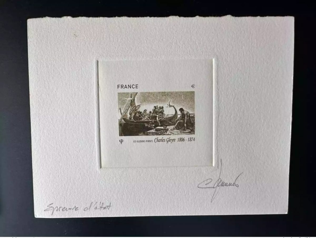 France 2016 YT 5069 Epreuve d'artiste ETAT Charles Gleyre peintre Art Tableau