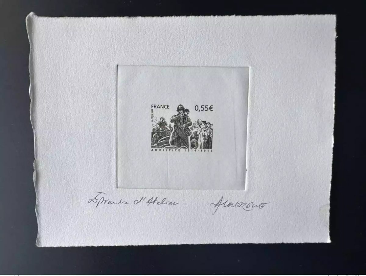 France 2008 YT 4322 Epreuve d'artiste ETAT Armistice Première Guerre Mondiale