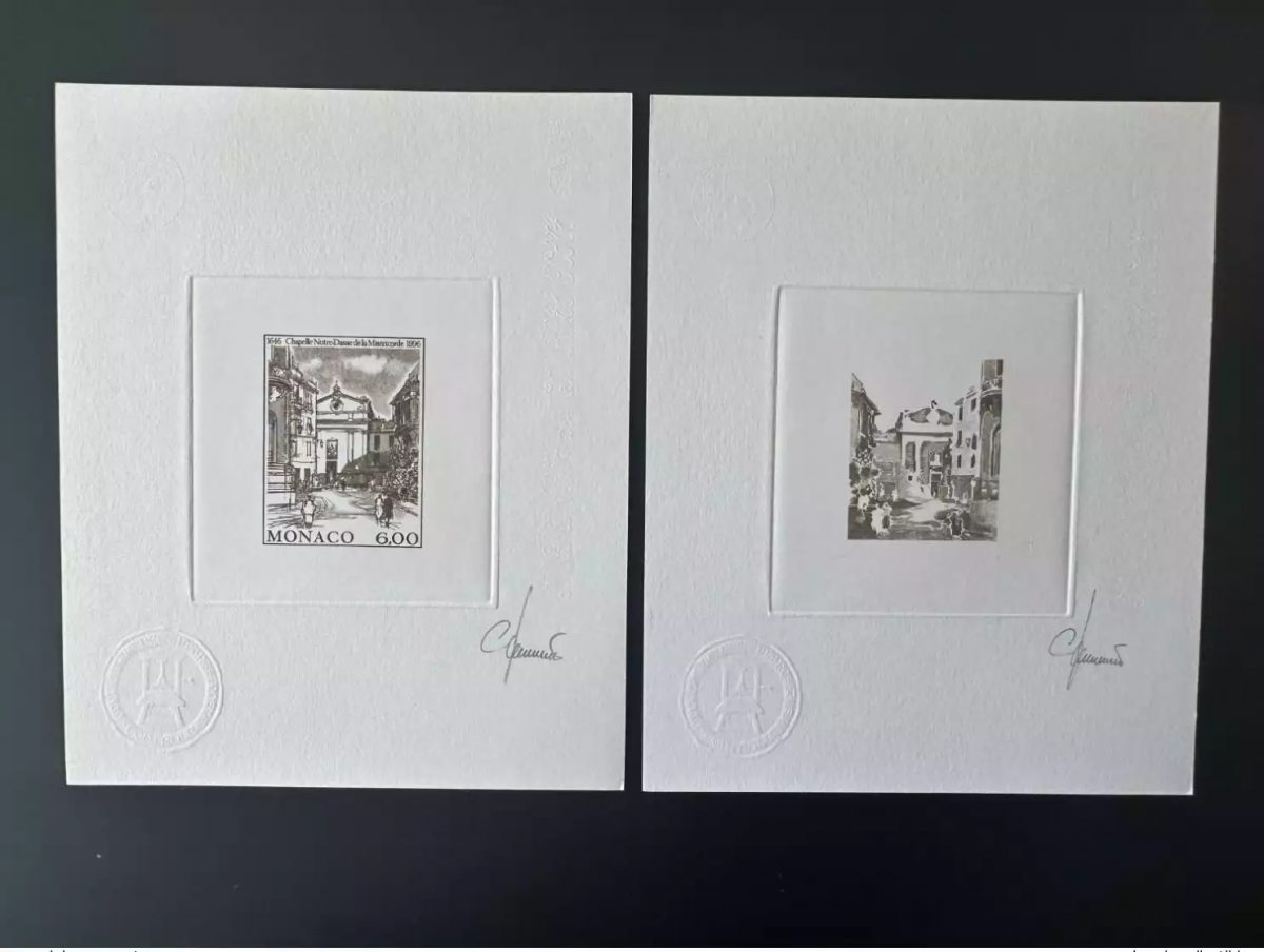 Monaco 1996 YT 2030 Artist's proof Inauguration Notre-Dame Chapel