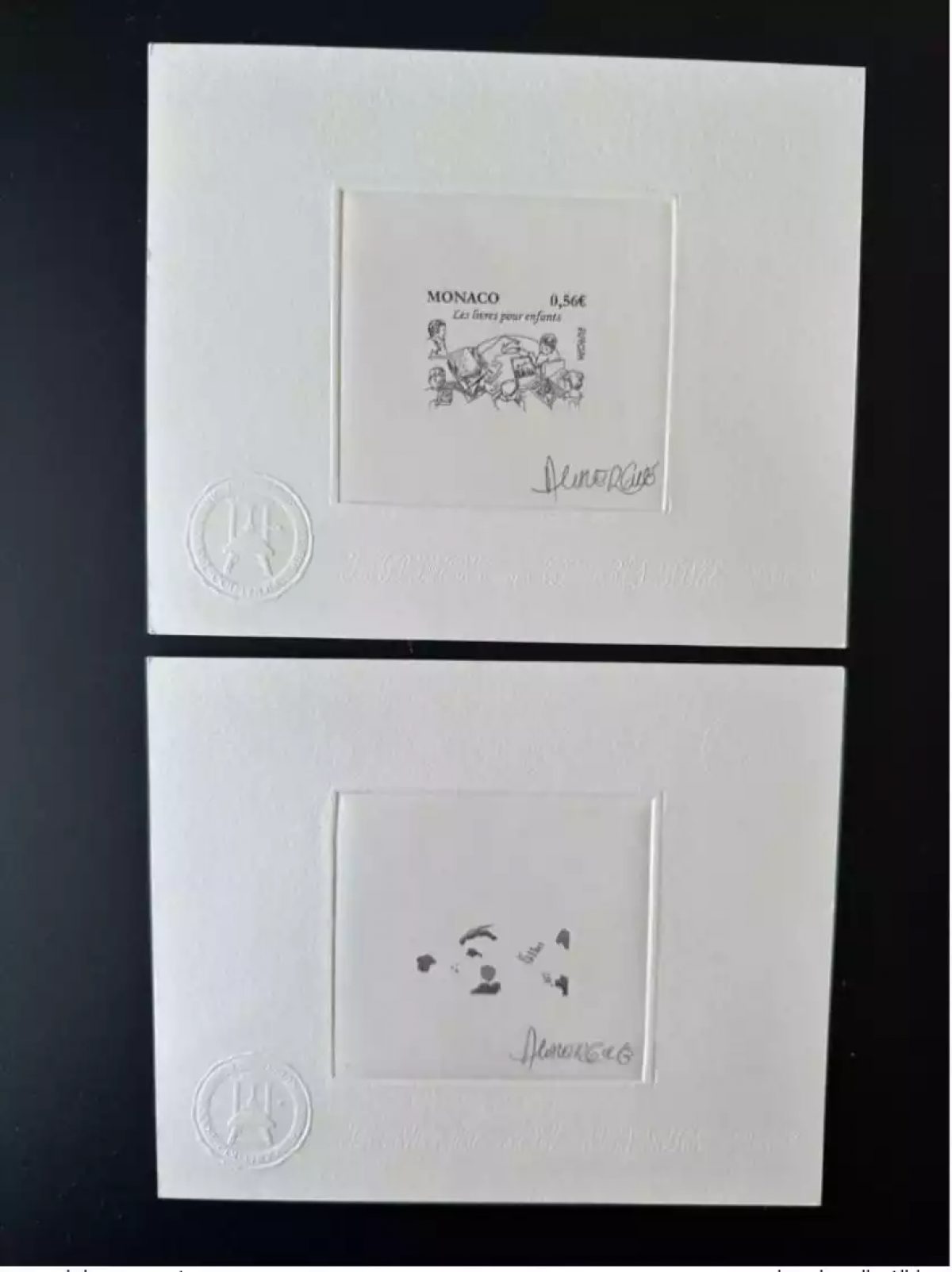 Monaco 2010 YT 2739 Epreuve d'artiste Europa CEPT livres enfants children Kinder