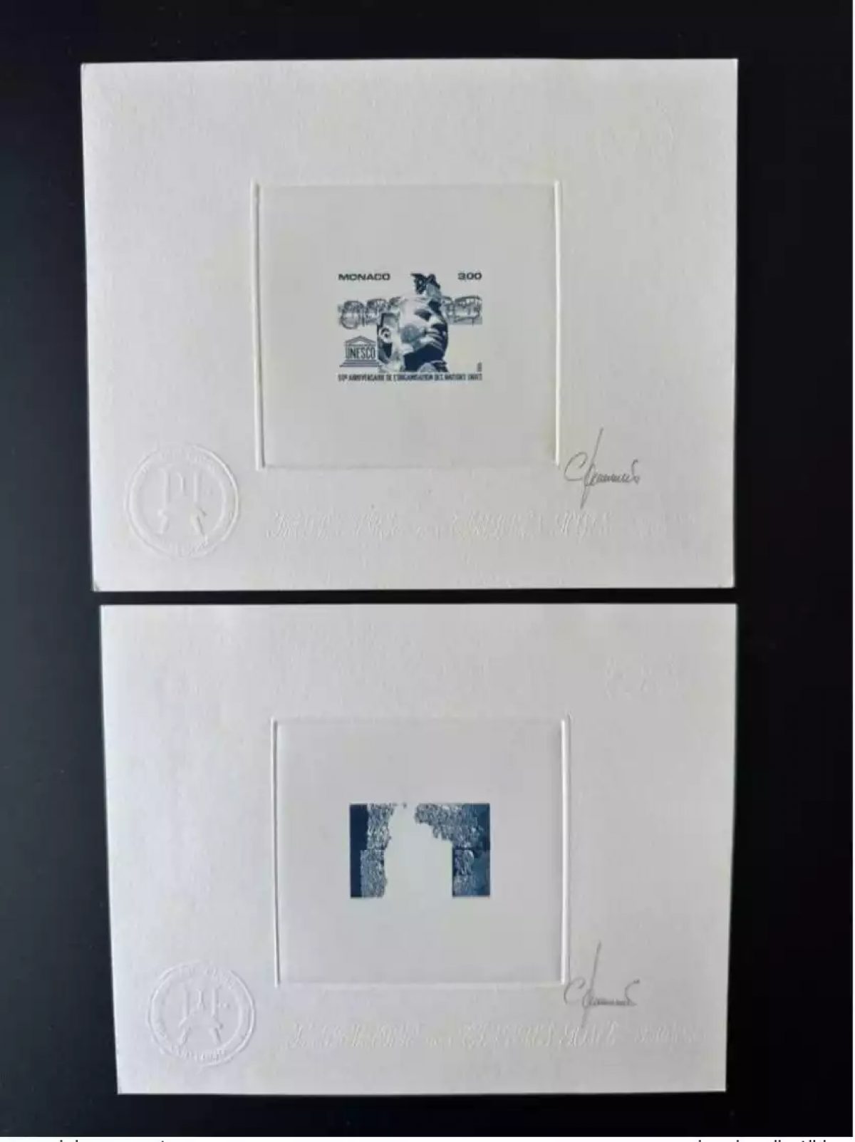 Monaco 1995 YT 2008 Artist's proof 50 years UNESCO World Heritage