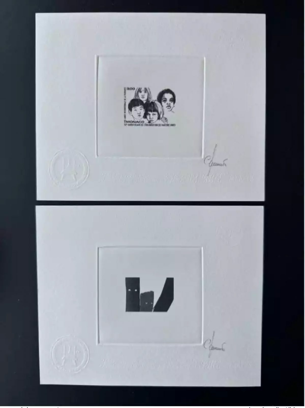 Monaco 1995 YT 2009C Artist's proof 50 years UN United Nations Tolerance
