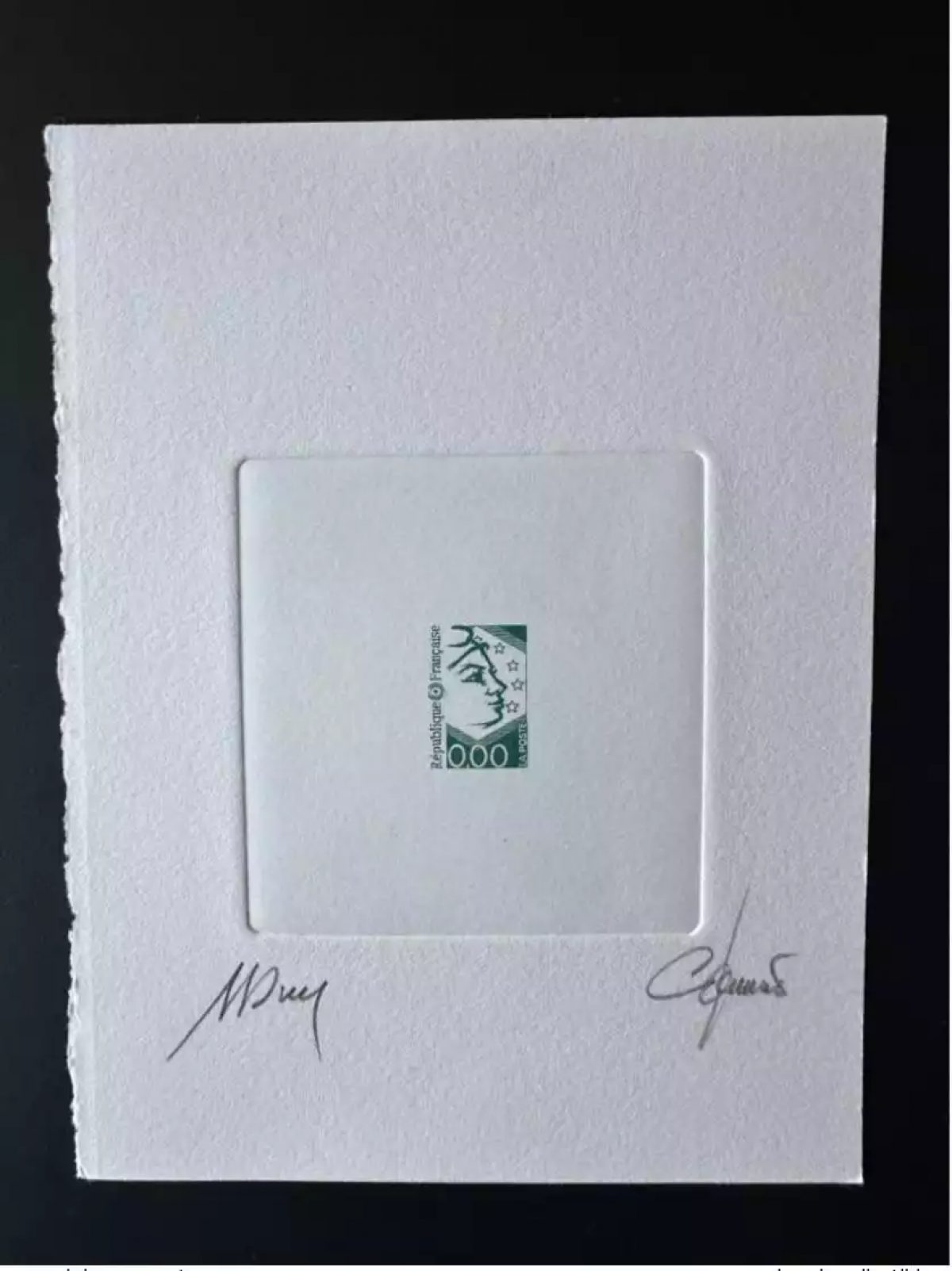 France Artist's proof Marianne Europe project not retained green 0.00 (I)