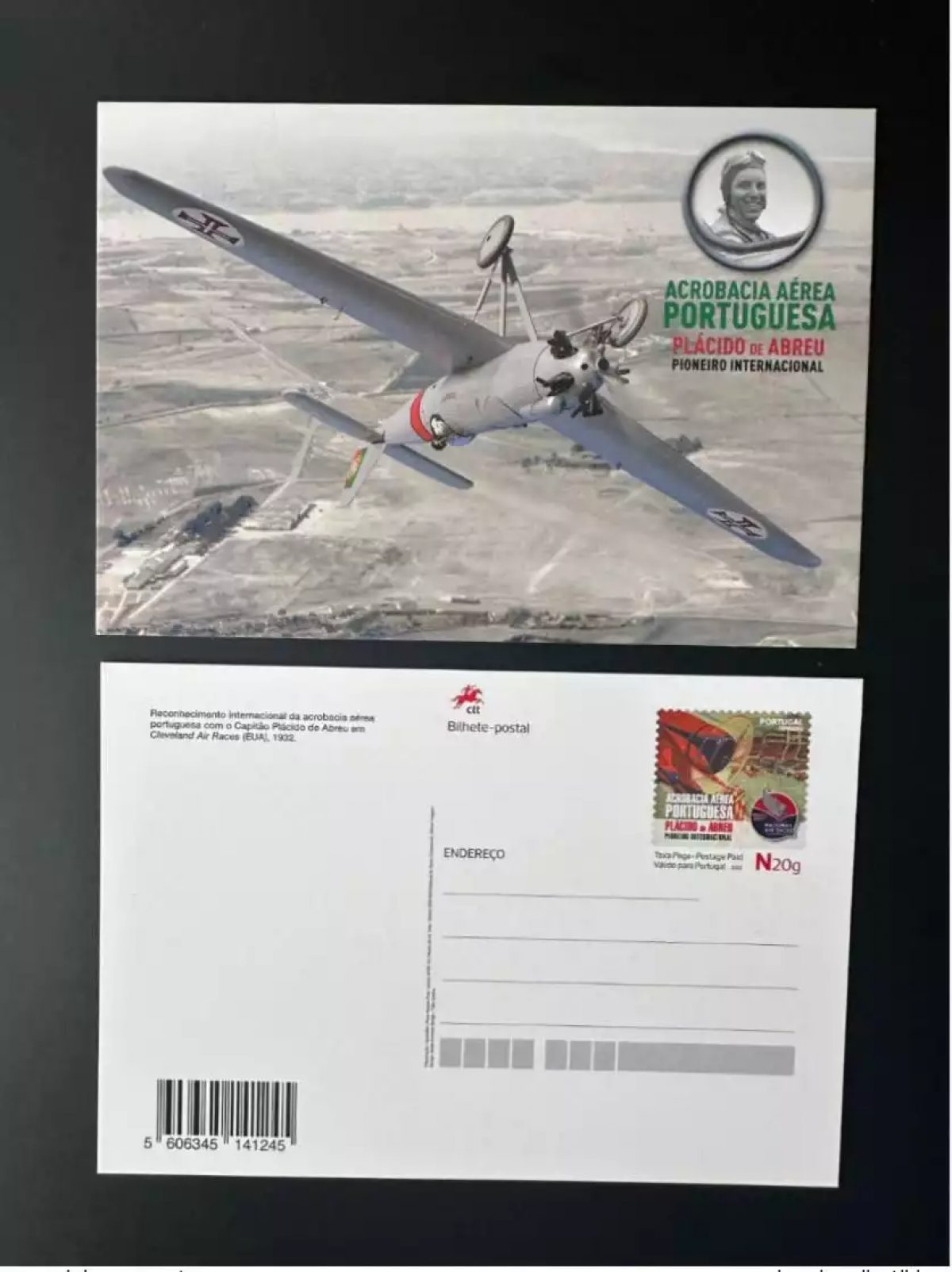 Portugal 2022 Postal stationery Inteiro Acrobacia Aérea Portuguesa Abreu Avion