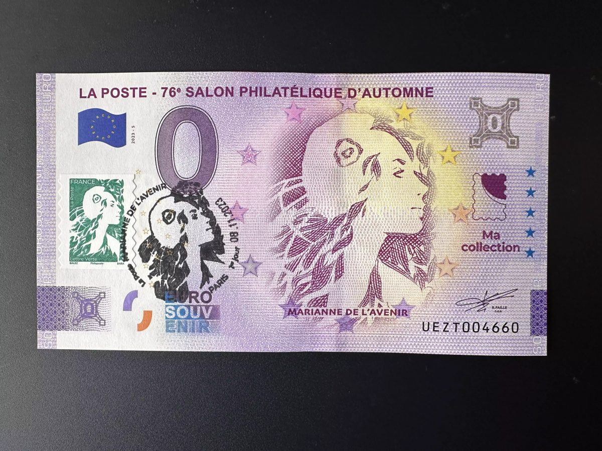 La Poste - 76e Salon Philatélique d'Automne avec timbre premier jour