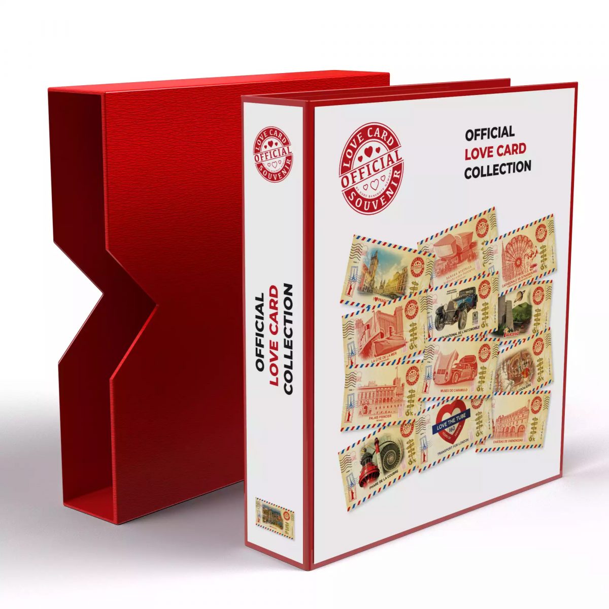 ABAFIL Album sem folhas para Love Card com caixa