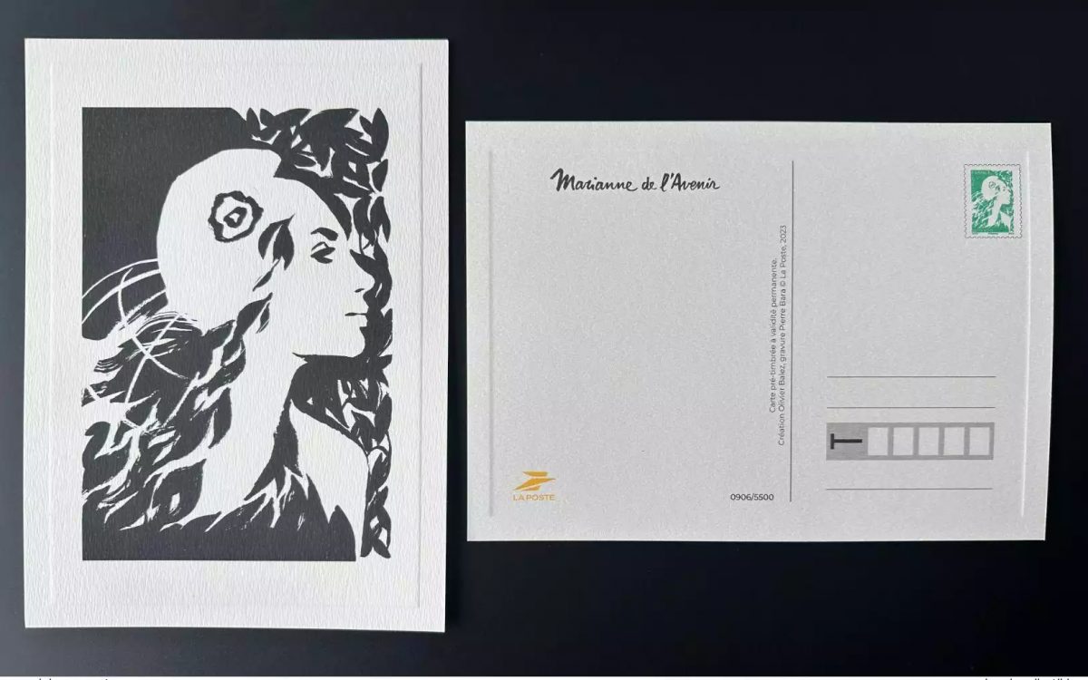 France 2023 Stationery Ganzache Marianne de l'Avenir numbered