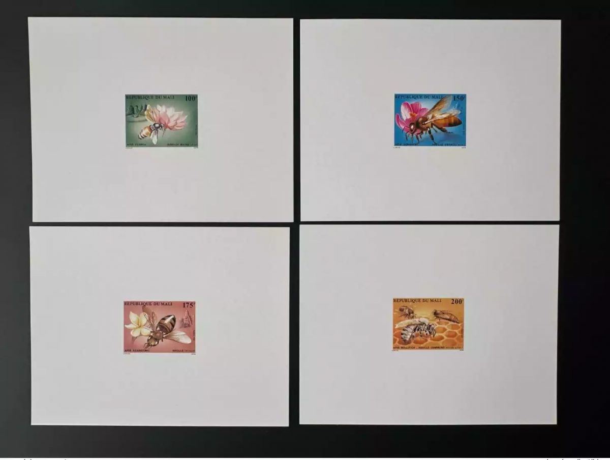 Mali 1987 Mi. 1097 - 1100 Luxury Proof Abeilles Bienen Bees