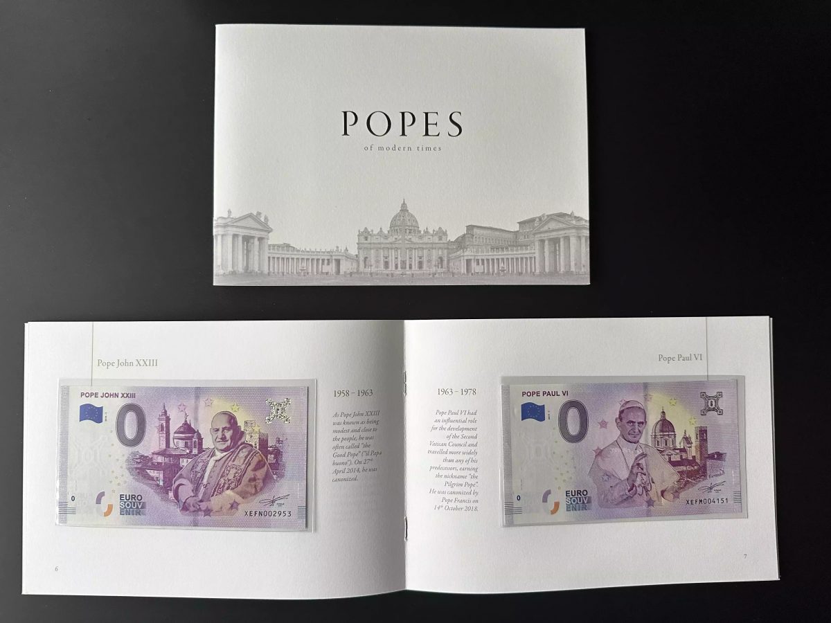Heft "Popes of Modern Times" mit 8 Noten