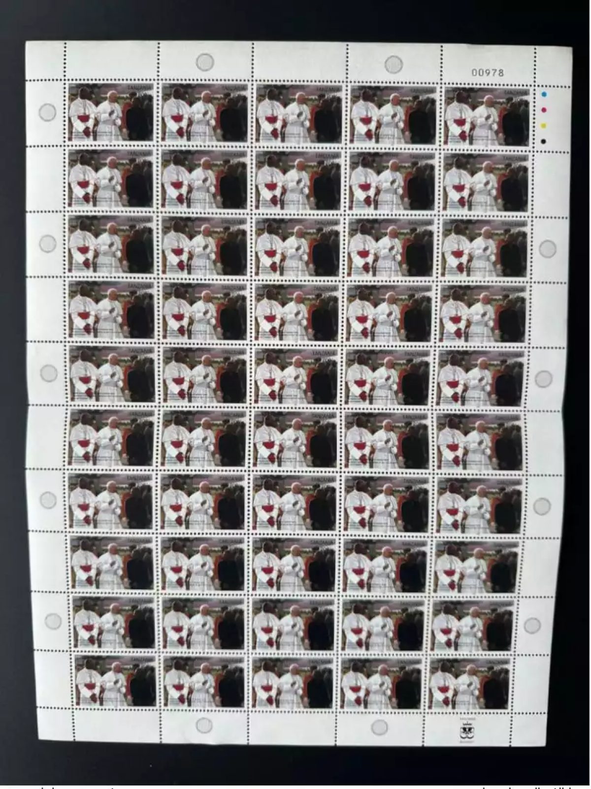 Tanzania 2005 Mi. 4334 sheet Pape Jean Paul II Papst Johannes Pope John Cardinal