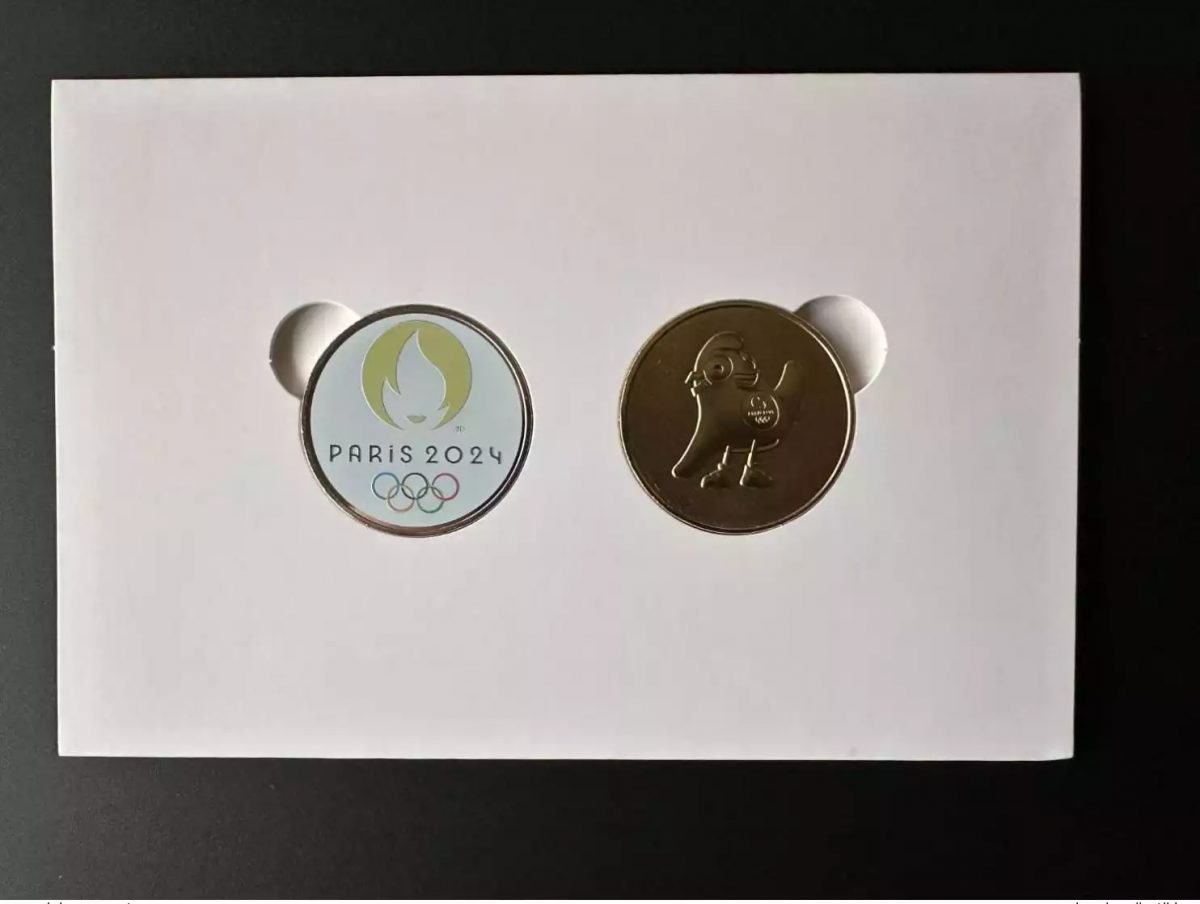 Paris 2021 2024 Olympische Spiele Frankreich Souvenir Jeton Set
