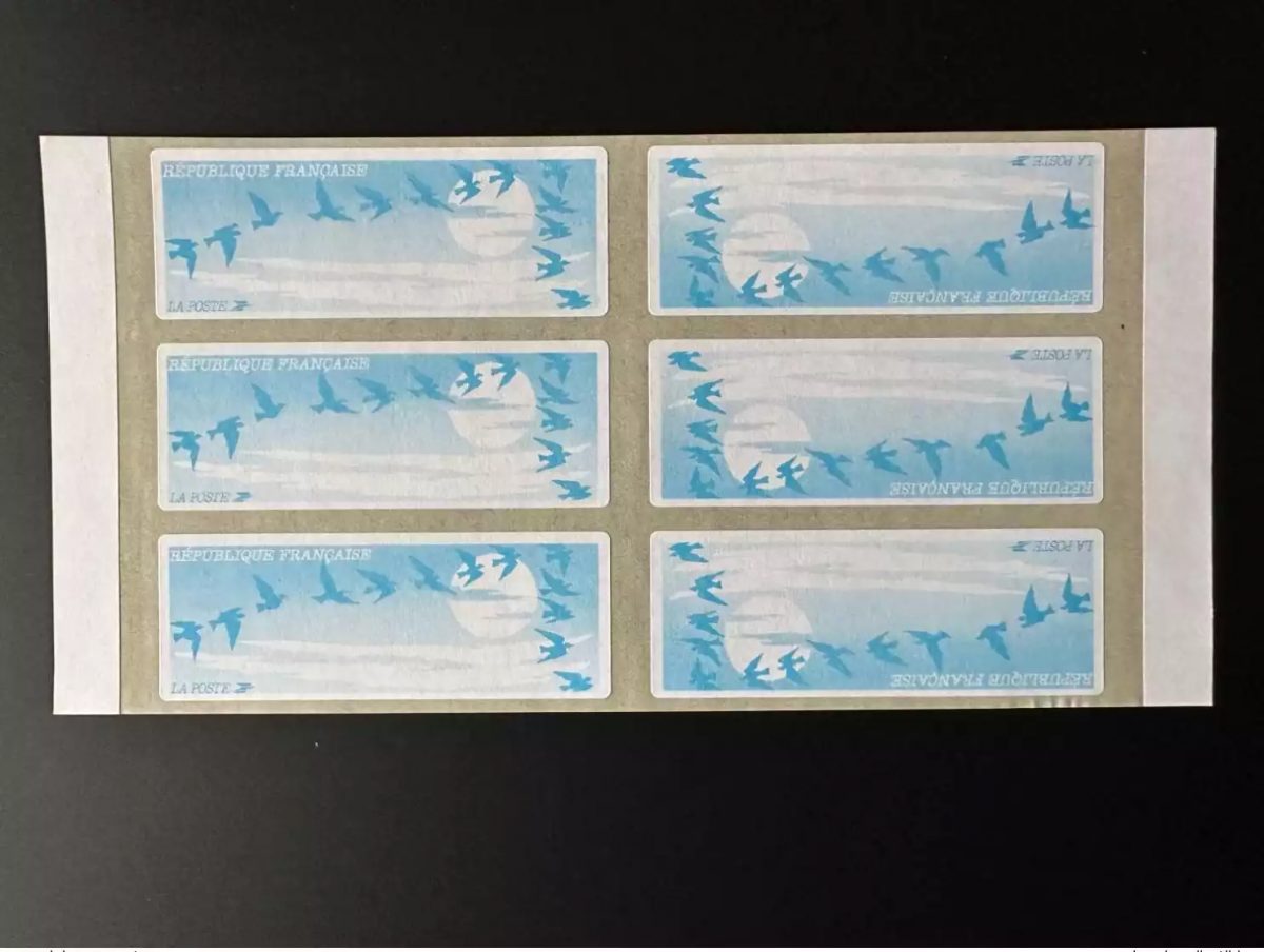 France Lisa - Ticket Board Schalterbogen Birds by Jubert ATM