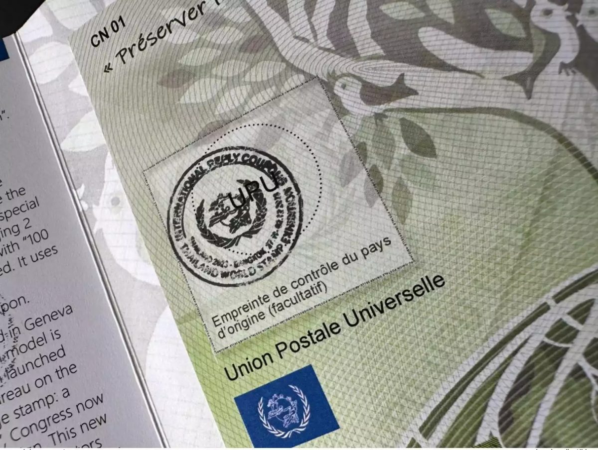 Bangkok 2023 - Spécimen UPU Abidjan Coupon-réponse international IRC IAS CRI