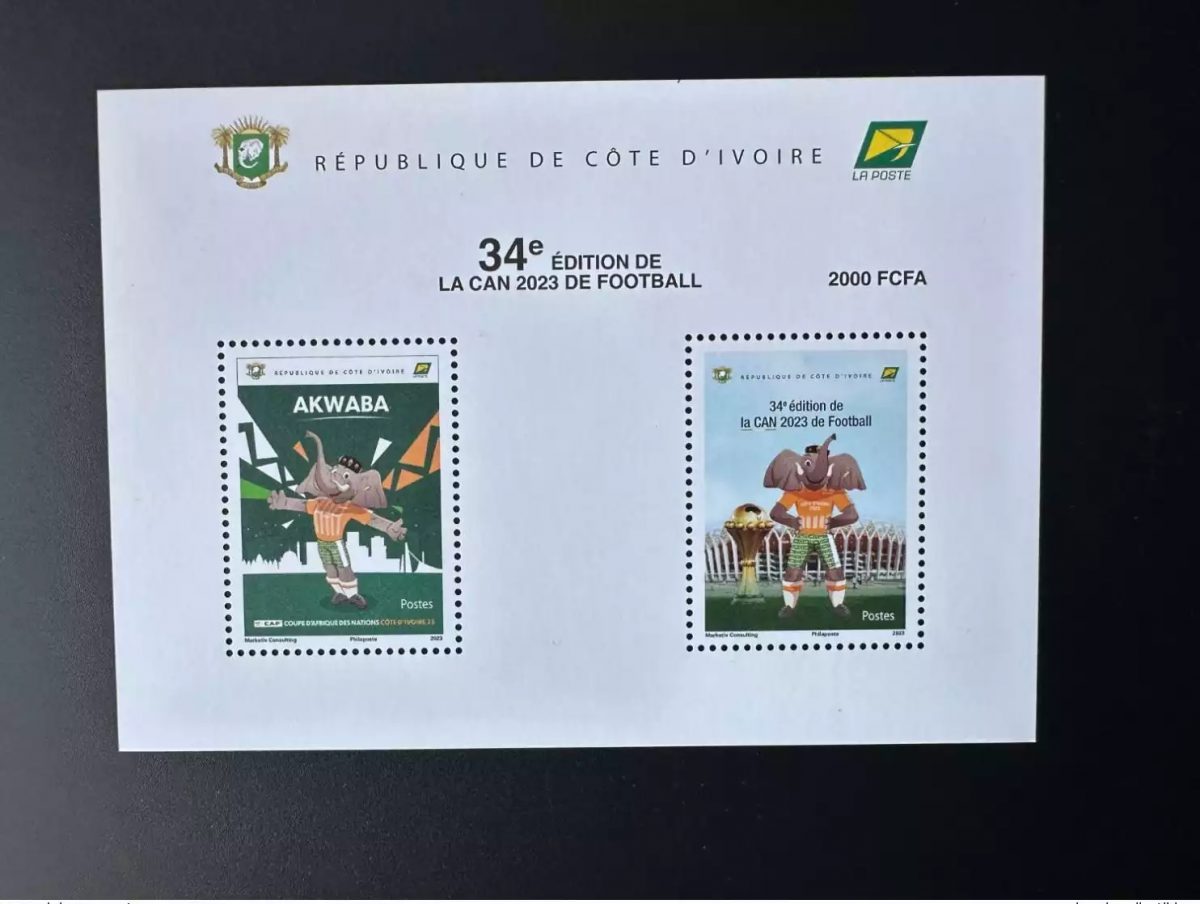Côte d'Ivoire 2024 Mi. Bl. ? S/S bloc CAN Coupe d'Afrique des Nations Football