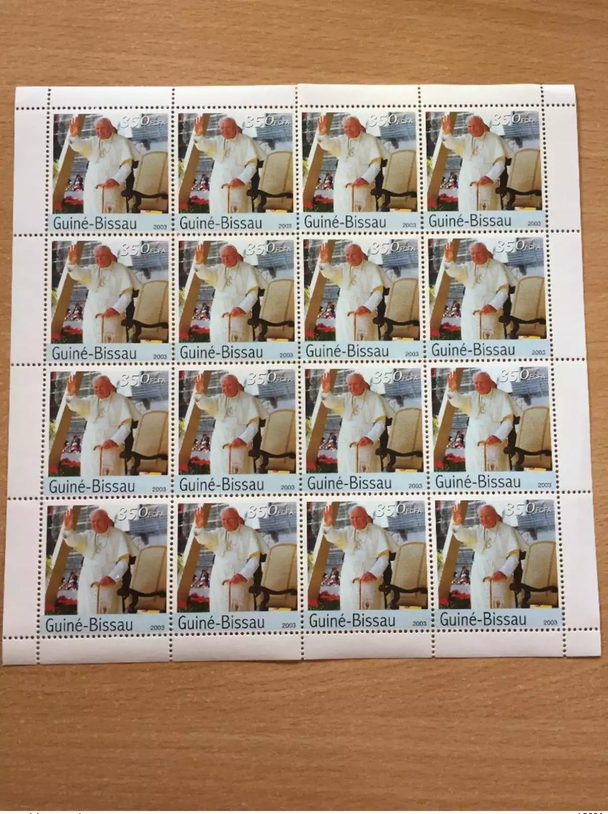 Guinée-Bissau 2003 Mi. 2614 Pape Pope John Paul II Jean Paul Religion SHEET