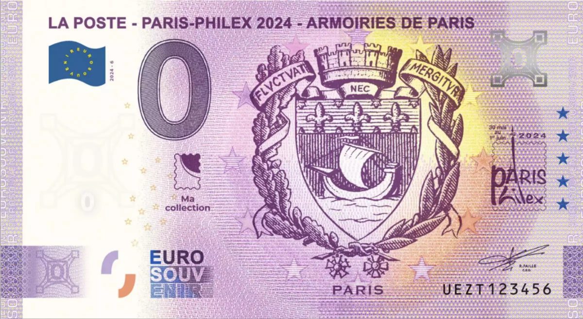 Correios - Paris-Philex 2024 - Armas de Paris