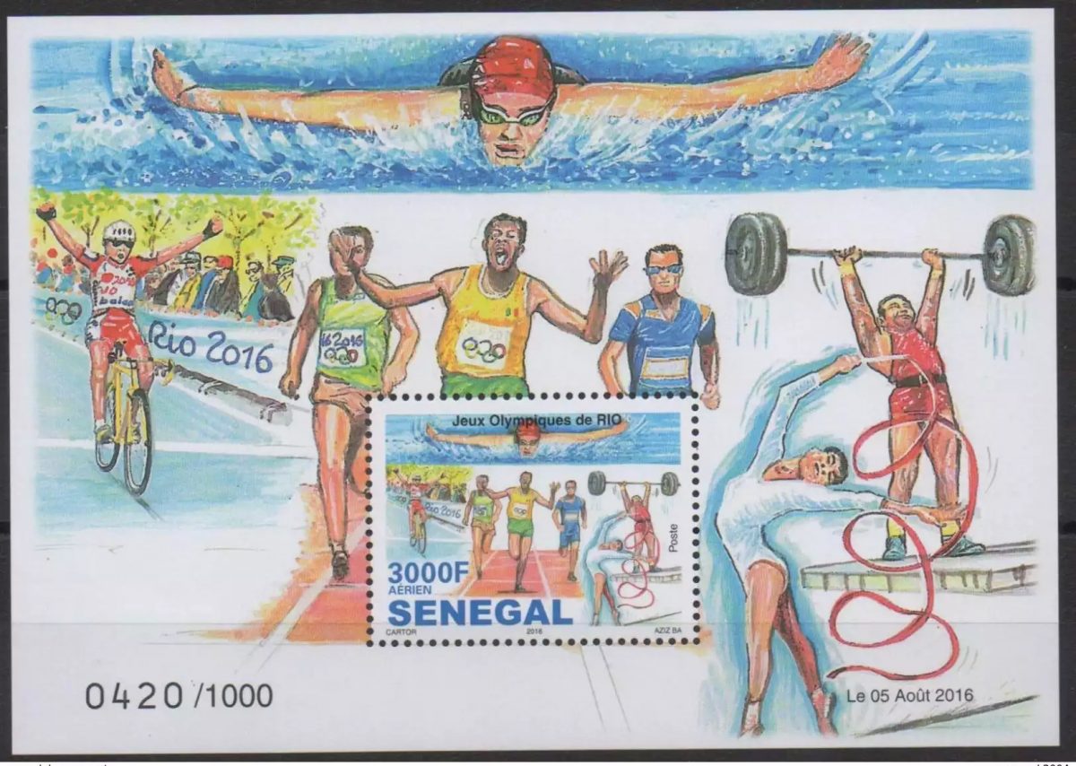 Sénégal 2016 Jeux Olympiques Olympic Games Olympia Rio de Janeiro