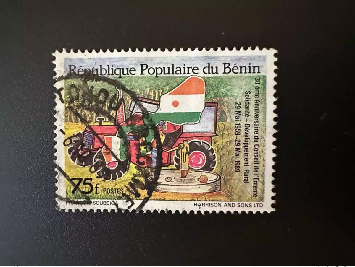Benin 1989 Mi. A481 oblitéré Conseil de l'Entente Solidarité Développement rural