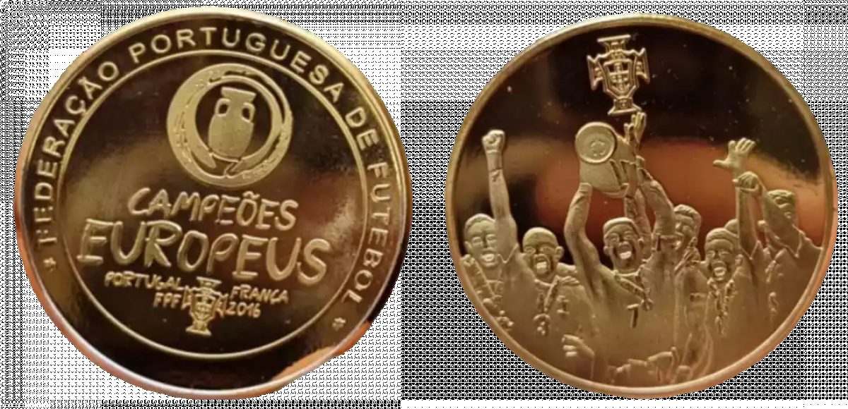 Médaille souvenir "FPF Portugal - Euro 2016"