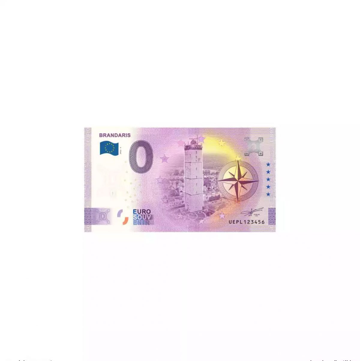 Billet touristique Souvenir 2022 France Brandaris