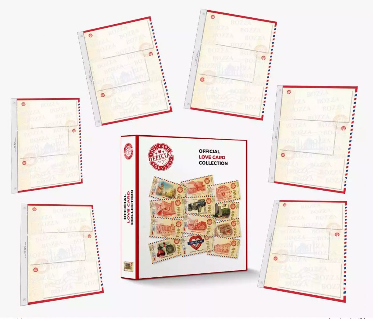 ABAFIL Album + 70 feuilles neutres pour Love Card