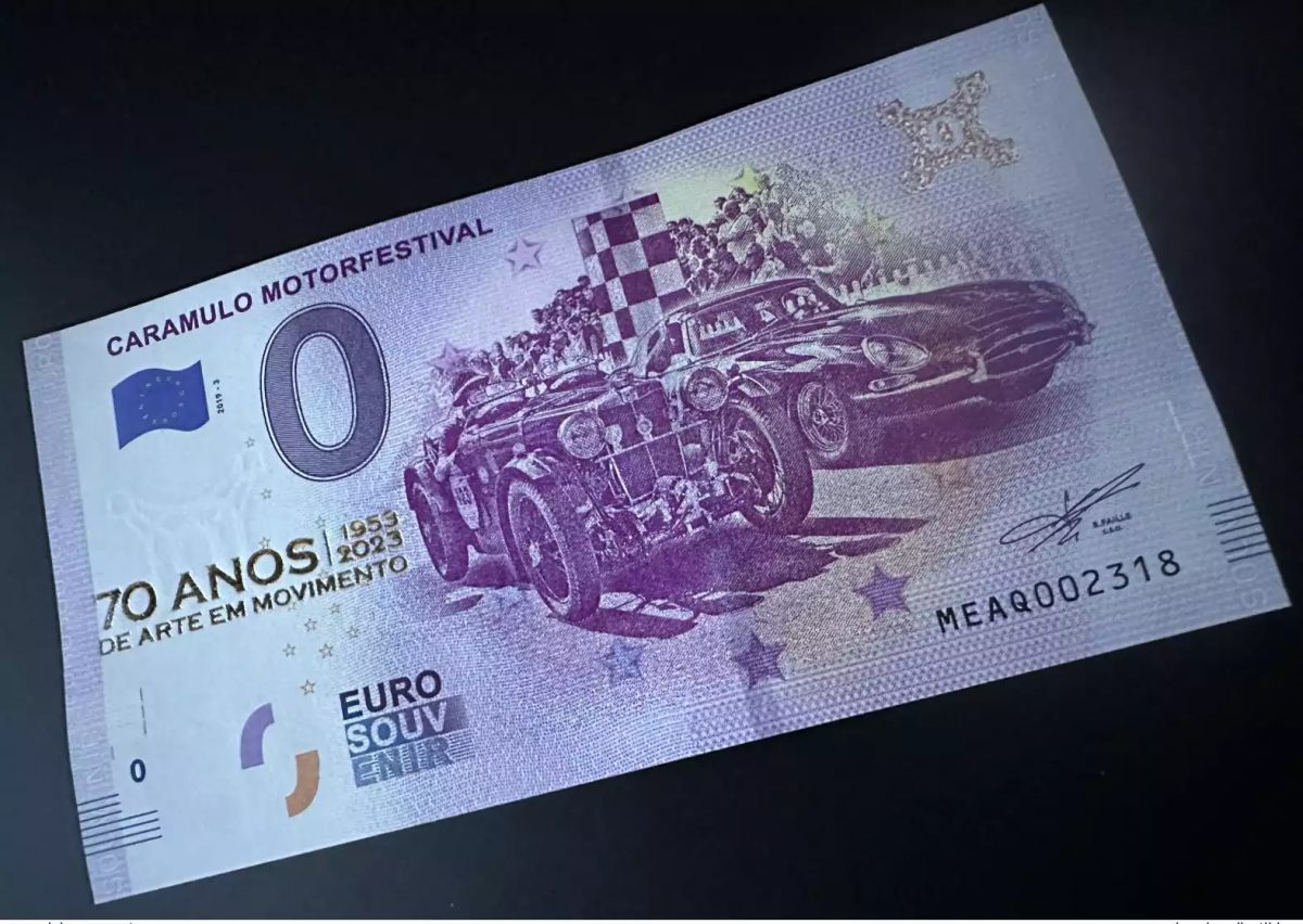 Billet Souvenir 2019 Portugal Caramulo Motorfestival "Gold 70 anos Museu"