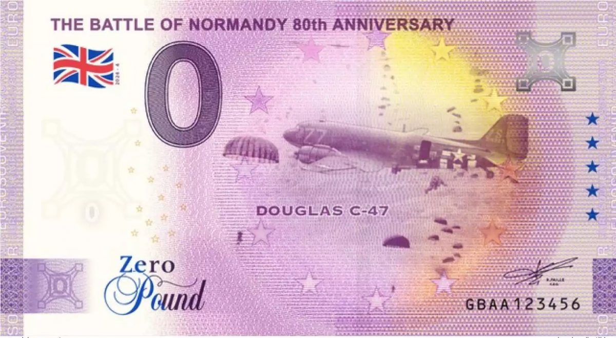 Billet Souvenir 2024 £0 Angleterre The Battle of Normandy 80th Anniversary